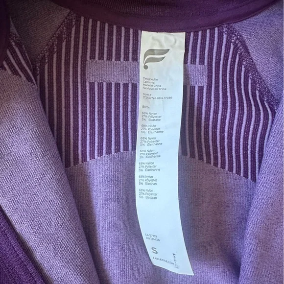 Fabletics Purple and Lavender Activewear Set - Picture 2 of 3